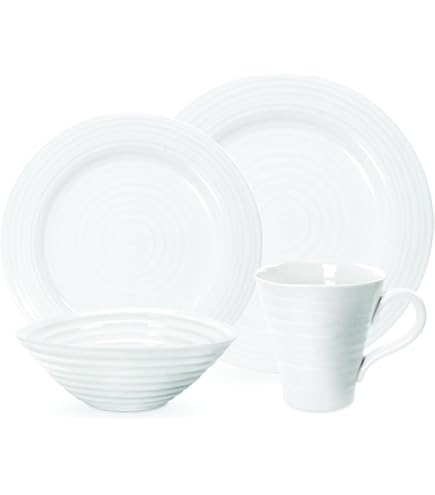 Amazon｜Portmeirion Sophie Conran White Covered Butter Dish by